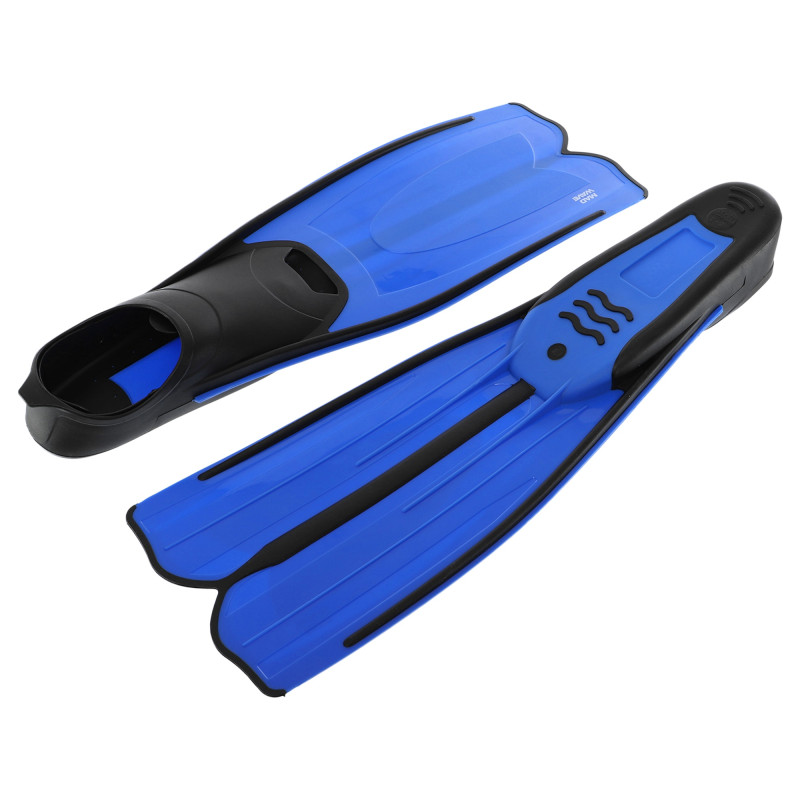Ласти для дайвінгу із закритою п'ятою цільна калоша MadWave Vector II junior M064004 розмір 2XS-4XS Синій