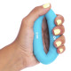 Еспандер кистьовий SMILE Sport FI-5512-30LB 30LB навантаження 13,5 кг блакитний