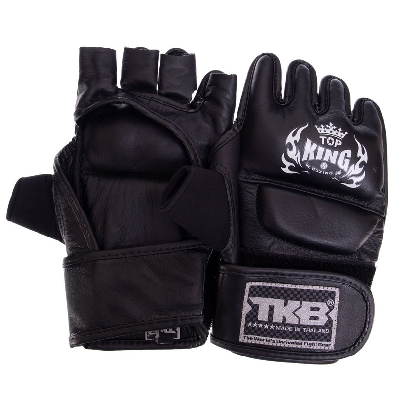 Рукавиці для змішаних єдиноборств MMA TOP KING Ultimate TKGGU S-XL Чорний