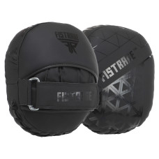 Лапа боксерська вигнута тренувальна шкіра FISTRAGE VL-4151 23х19х9см 2штуки