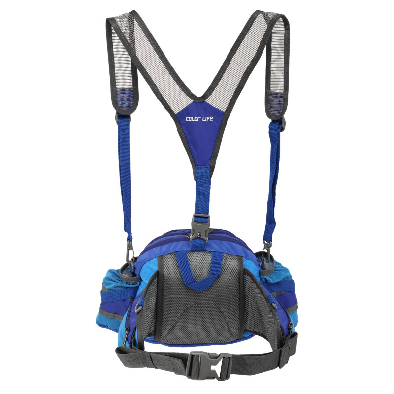 Сумка на пояс спортивна багатофункціональна 3в1 COLOR LIFE WAIST BAG TY-5335