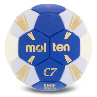 М'яч гандбольний MOLTEN C7 H0C3500-BW розмір 0 синій