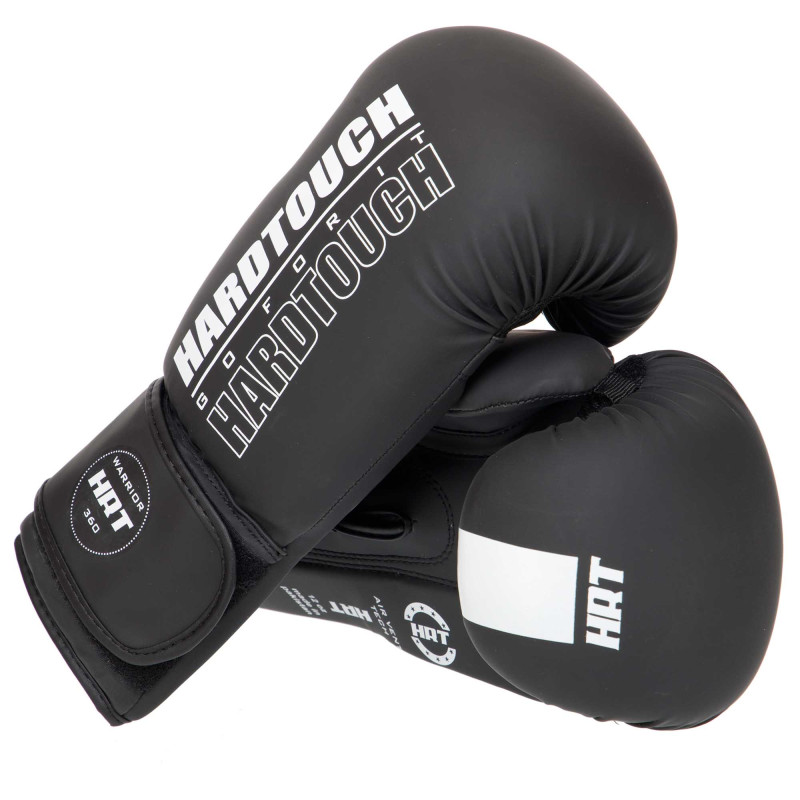 Рукавиці боксерські на липучці PU HARD TOUCH BO-4436 10-14 унцій Червоний