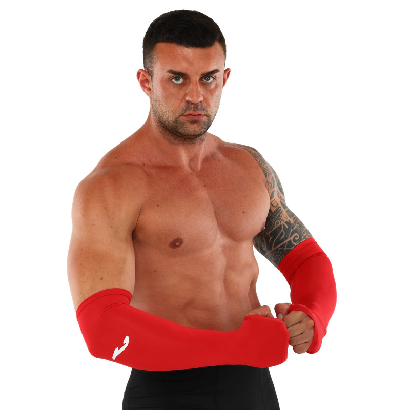 Рукав спортивний компресійний нарукавник з вирізом для великого пальця Joma ARM WARMER 400358-P02 размір S 2шт Білий