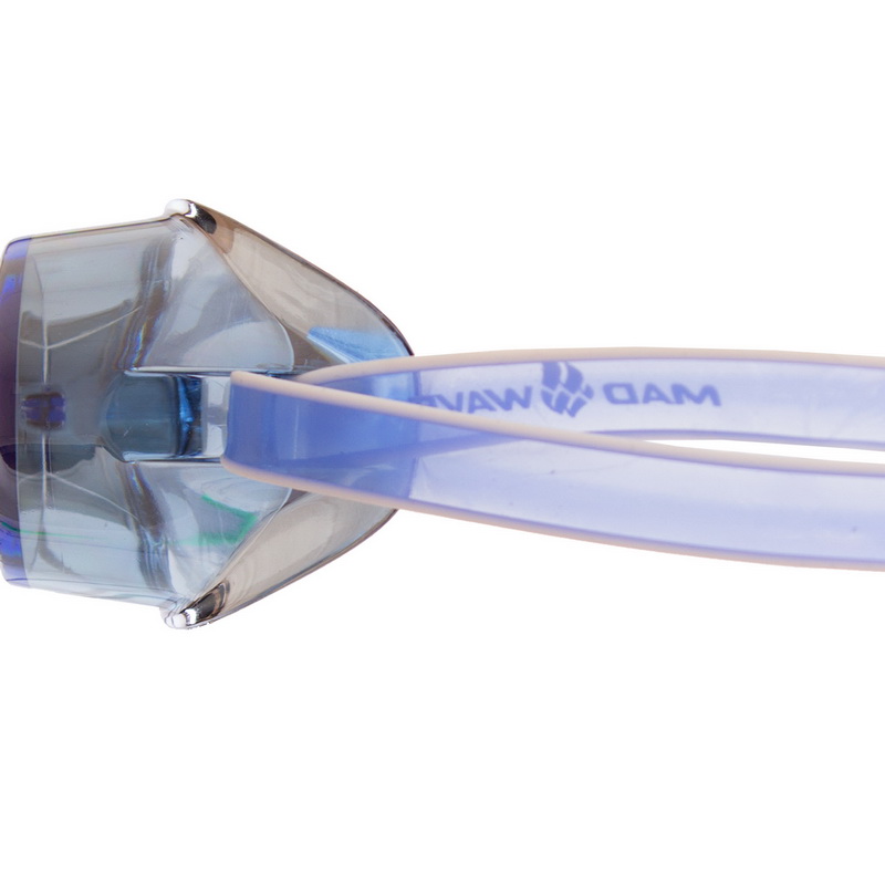 Окуляри для плавання стартові дзеркальні лінзи MadWave RACER SW MIRROR M045502
