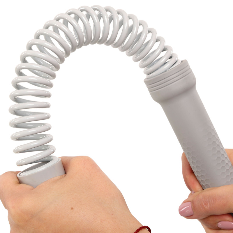 Канат бездротовий силовий тренажер 2в1 Cordless training battle rope Sport FI-5873 сірий
