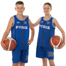 Форма баскетбольна дитяча NBA клуб Pyris 23 BA-0837 M-2XL Синій