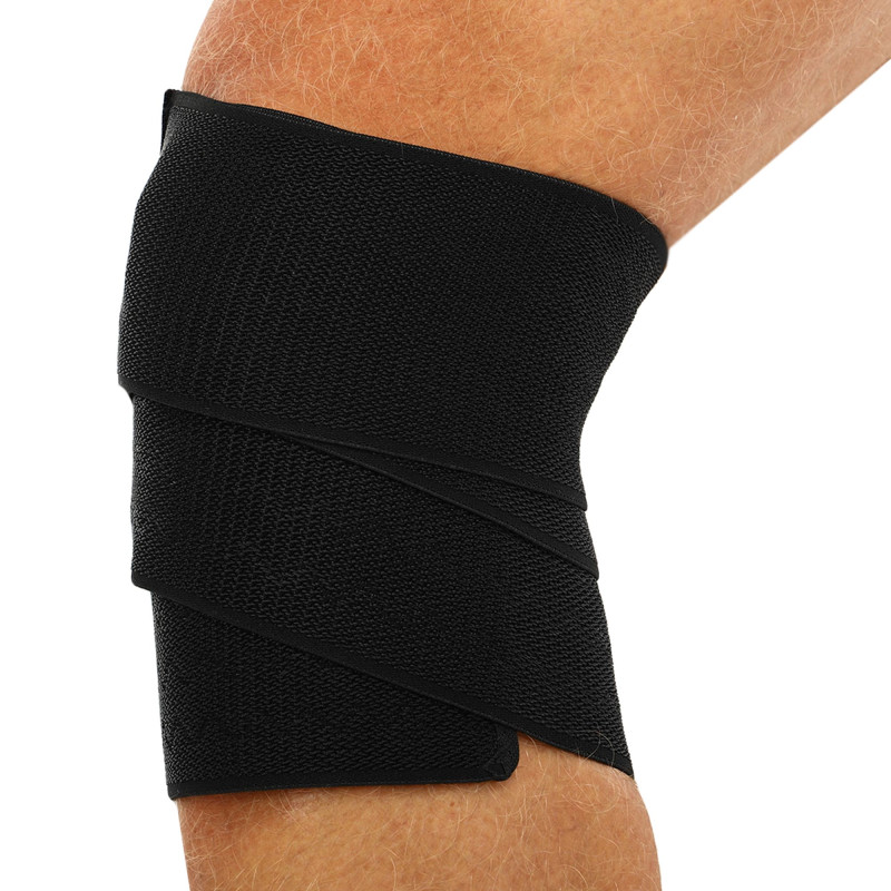 Колінні бинти для присідань MUTE 9004 1шт чорний