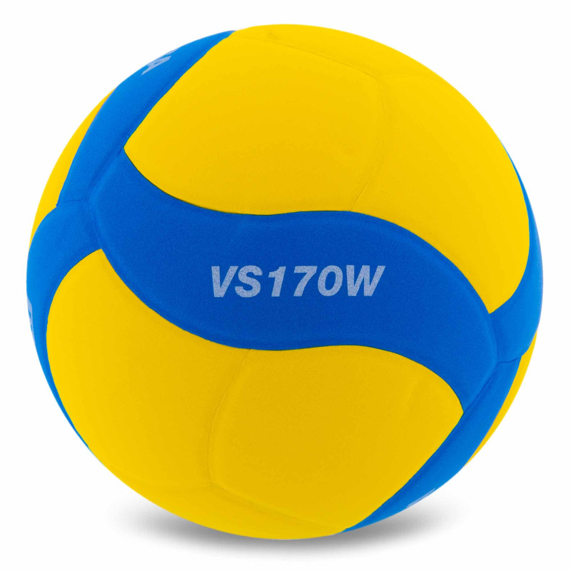 М'яч волейбольний Junior MIKASA VS170W-Y-BL №5 EVA жовтий-синій