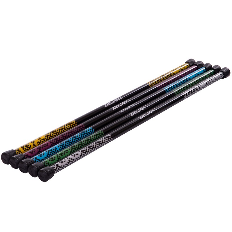 Бодібар Body Bar Zelart FI-2611-4 вага 4кг чорний-блакитний