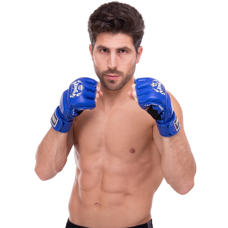 Рукавиці для змішаних єдиноборств MMA TOP KING Super TKGGS S-XL Білий