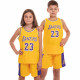Форма баскетбольна дитяча NBA клуб Los Angeles Lakers 23 BA-0563 S-2XL Фіолетовий-жовтий