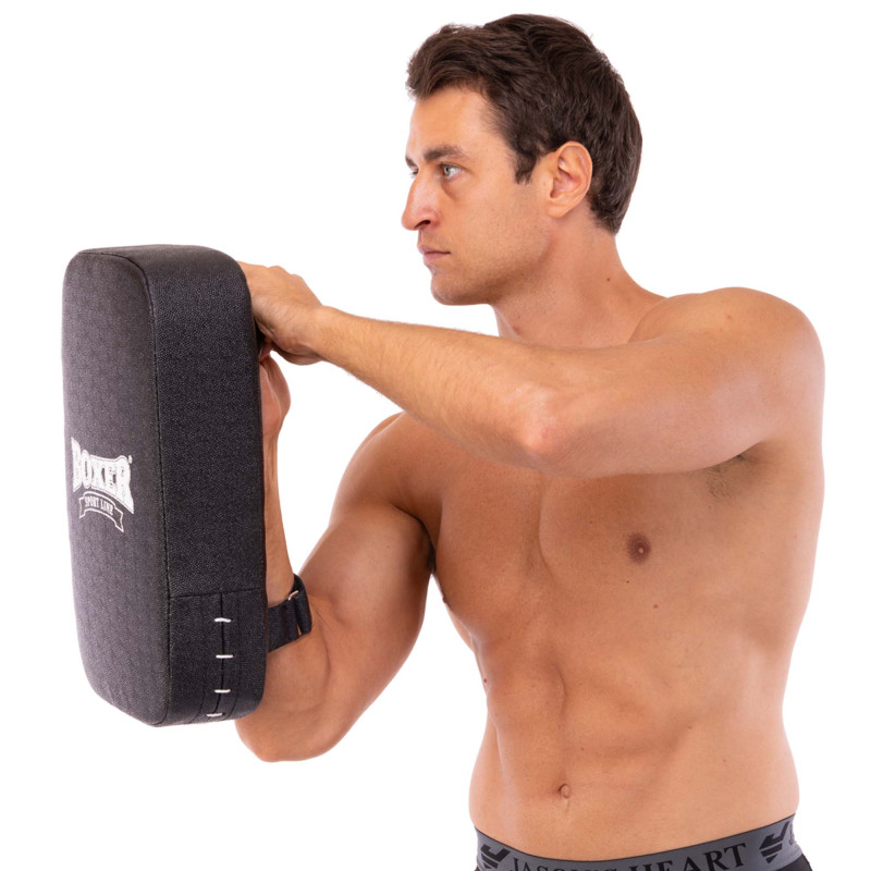 Маківара Пряма тренувальна для відпрацювання ударів кирза BOXER 1018-02 45х30х10см 1шт чорний