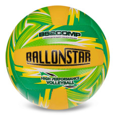 М'яч волейбольний BALLONSTAR FB-3128 №5 PU зелений-помаранчевий