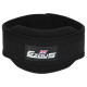 Пояс атлетичний для обтяження текстильний з ланцюгом та карабіном EZOUS DIP BELT N-02 спинка-16см чорний