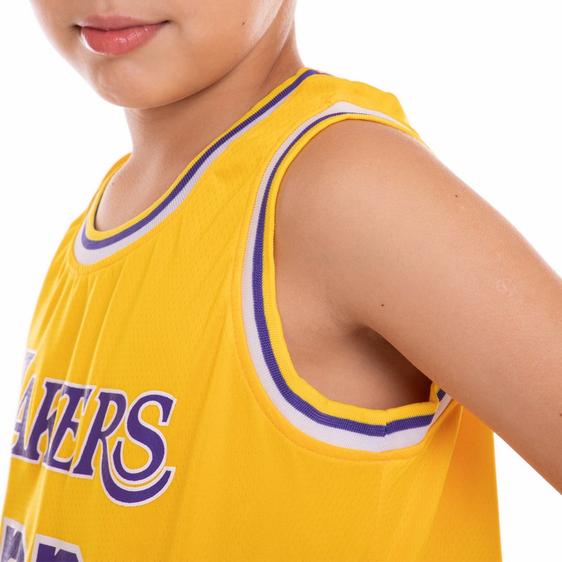 Форма баскетбольна дитяча NBA клуб Los Angeles Lakers 23 BA-0563 S-2XL Фіолетовий-жовтий