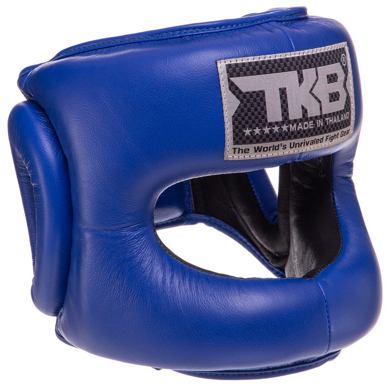 Шолом боксерський з бампером шкіряний TOP KING Pro Training TKHGPT-OC S-XL Червоний