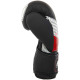 Рукавиці боксерські на липучці PU HARD TOUCH BO-8469 10-14 унцій Чорний-червоний