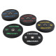 Бамперні диски гумові Bumper Plates LiveUp LP8331-25 ø50.5мм 25кг чорний