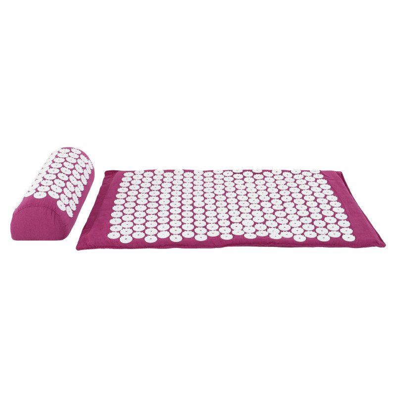 Набір масажний акупунктурний Аплікатор Кузнєцова 2в1 килимок та валик Acupressure mat Sport FI-0134