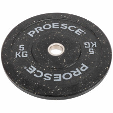 Бамперні диски із структурної гуми Bumper Plates Record TA-4782-5 51мм 5кг чорний-сірий