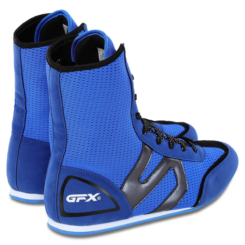 Боксери взуття для боксу GFX GF-DK522 розмір 36-45 Чорний-червоний
