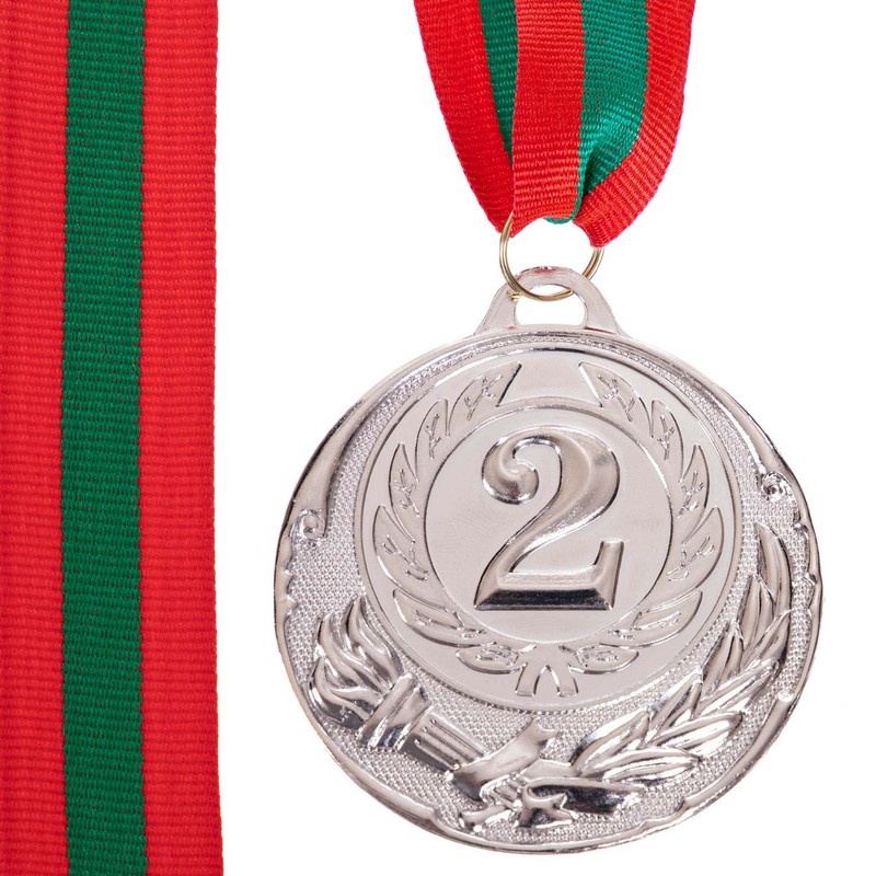 Медаль спортивна зі стрічкою Sport Придністров'я ZING C-4329-P ø6,5см золото, срібло, бронза