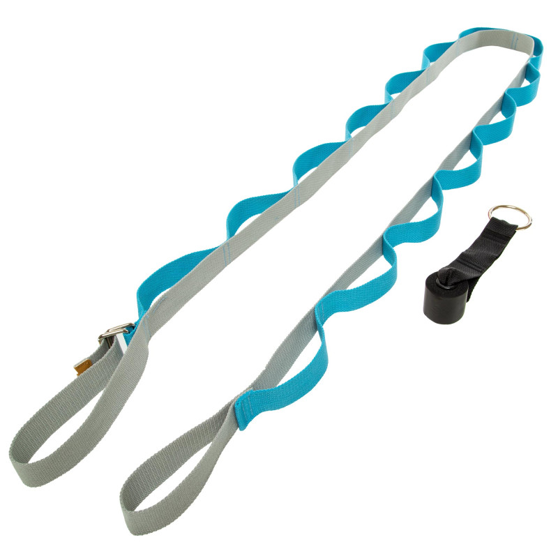 Стрічка стропа з петлями для розтяжки Stretch Strap з дверним якорем Sport PL-1796 14 петель