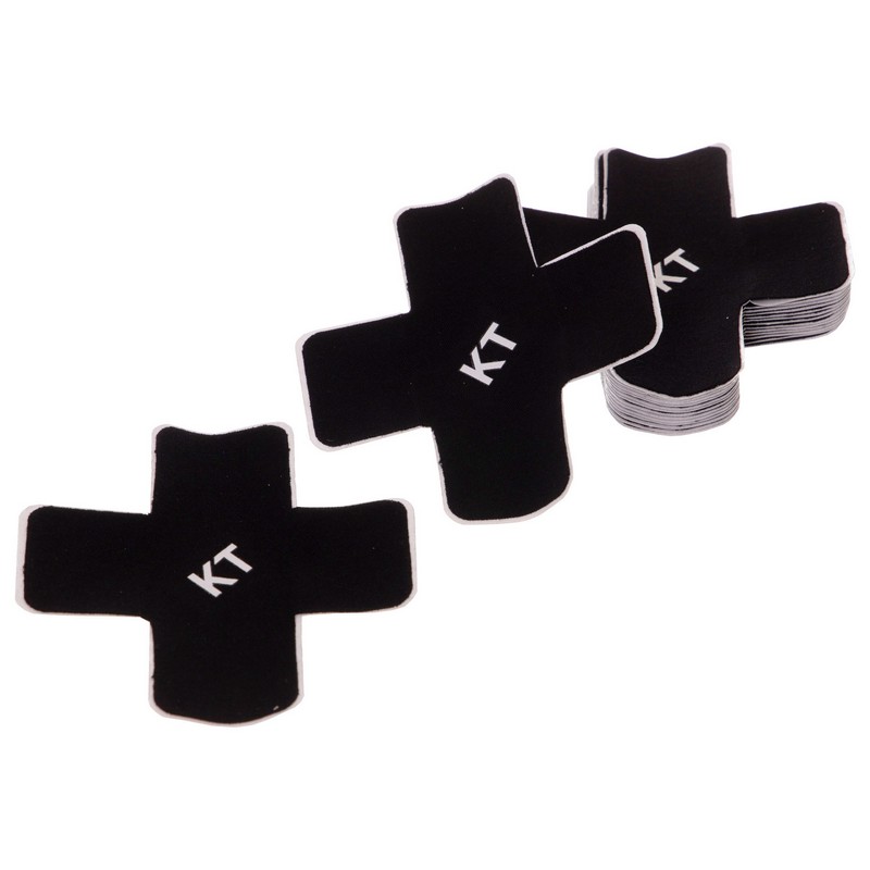 Кінезіо тейп призначений для спрямованого знеболювання KT TAPE PRO X Kinesio tape XSTRIP 15шт чорний
