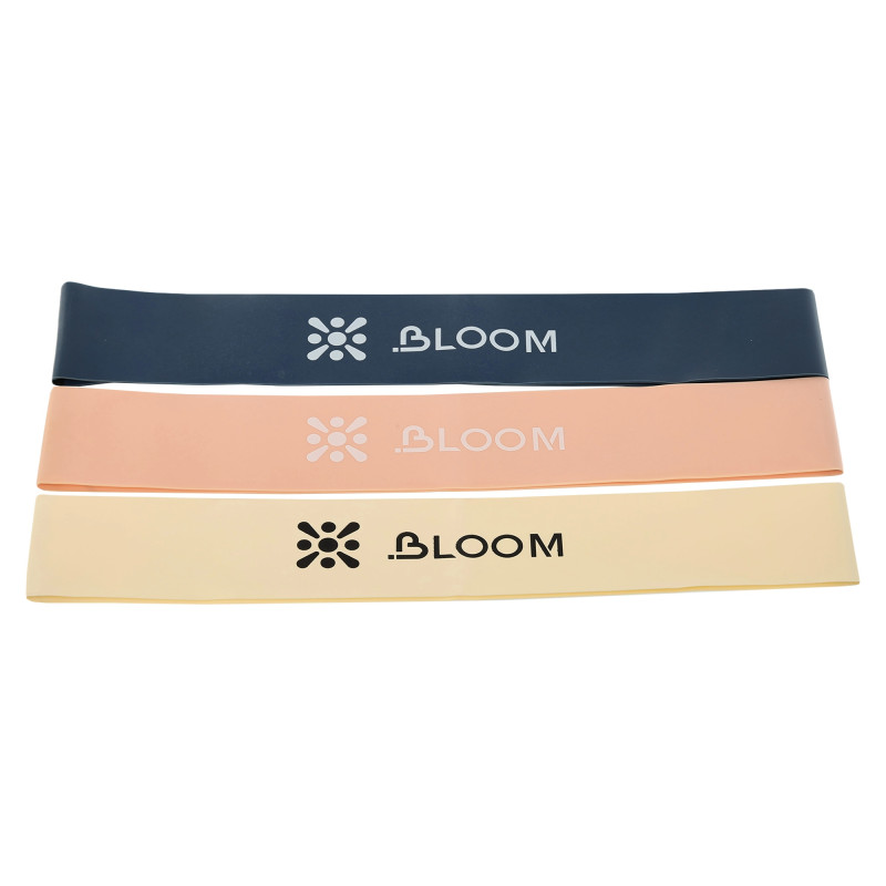 Резинка для вправ стрічка опору LOOP BAND BLOOM LB7060-3 синій