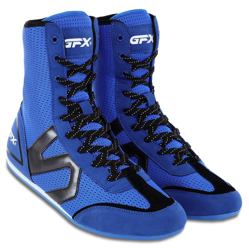 Боксери взуття для боксу GFX GF-DK522 розмір 36-45 Чорний-червоний