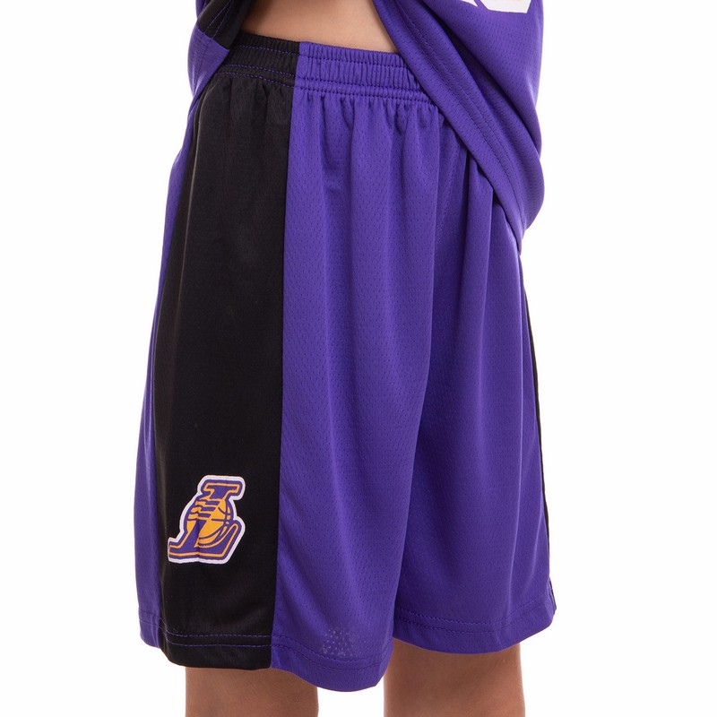 Форма баскетбольна дитяча NBA клуб Los Angeles Lakers 23 BA-0563 S-2XL Фіолетовий-жовтий