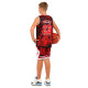 Форма баскетбольна дитяча NBA клуб Chicago Bulls 23 BA-6625 S-2XL чорний-червоний Червоний-чорний