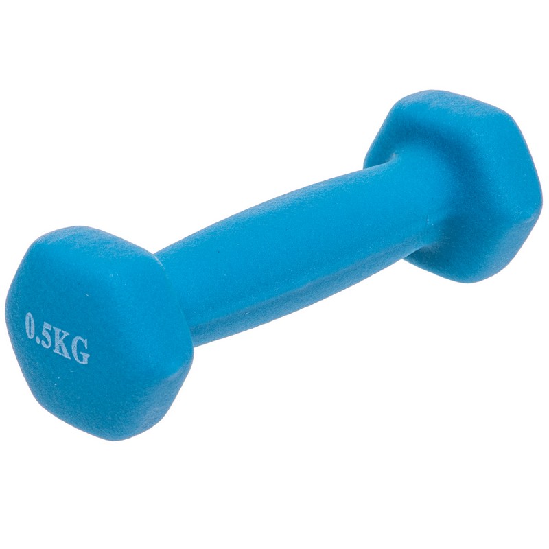 Гантель для фітнесу неопреновий Sport TA-0001-0_5 1шт 0,5кг