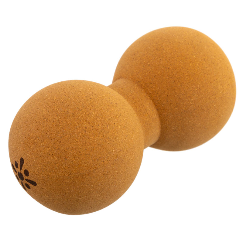 М'яч масажний пробковий подвійний для МФР та самомасажу Duoball BLOOM LB7128 ø7,7см світло-коричневий