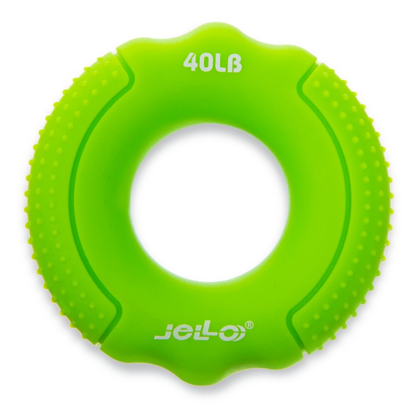 Еспандер кистьовий кільце JELLO FI-1788 1шт навантаження 4,5-27кг Салатовий