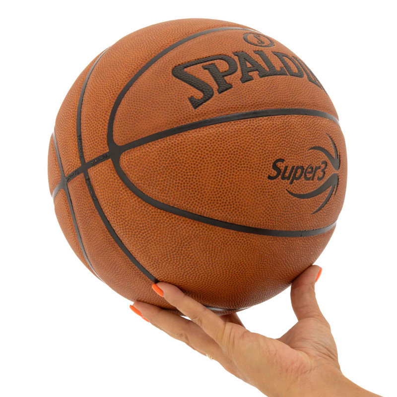 М'яч баскетбольний SPALDING SUPER3 78036Y розмір 7 коричневий