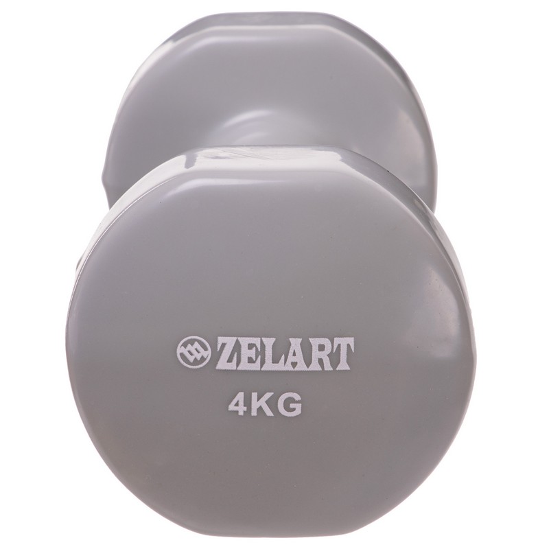 Гантелі для фітнесу вінілові Zelart Beauty TA-5225-4 2шт 4кг