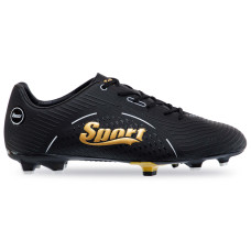 Бутси футбольні SPORT SG-301041-2 розмір 40-45 чорний-золотий