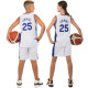 Форма баскетбольна дитяча NBA клуб Philadelphia 76ers 25 BA-0927 S-2XL Білий-синій