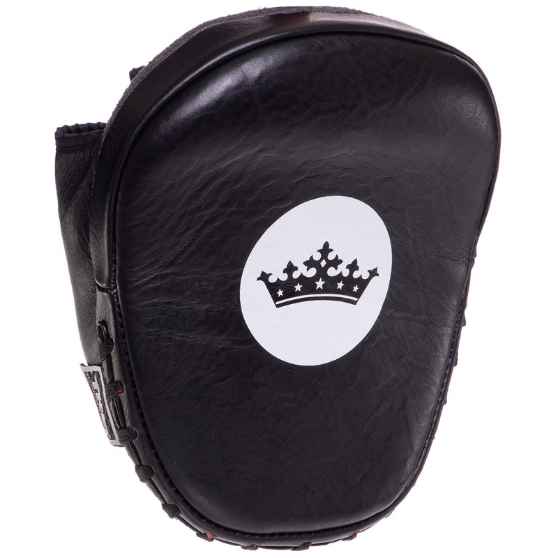 Міні-лапа боксерська зігнута тренувальна шкіра TOP KING Light Weight TKFML 18x15x4см 2штуки