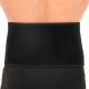 Пояс для тренажерного залу та схуднення SWEAT WAIST TRIMMER EZOUS O-13 розмір 126x20см чорний-сірий
