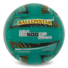 М'яч волейбольний Composite Leather BALLONSTAR BS500CP VB-5222 №5 бірюзовий
