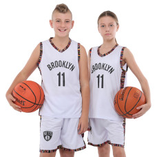 Форма баскетбольна дитяча NBA клуб Brooklyn Nets 11 3579 S-2XL білий