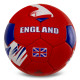 М'яч футбольний BALLONSTAR ENGLAND FB-0047-798 №5 PU червоний-білий