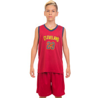 Форма баскетбольна дитяча NBA клуб Cleveland Cavaliers 23 4310 M-2XL бордовий-синій