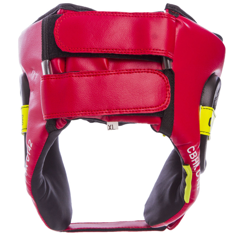 Шолом боксерський відкритий PU CLINCH C142 S-XL Червоний