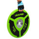 Бамперні диски поліуретанові Bumper Plates LiveUp LP8027-10 ø50.5мм 10кг зелений-чорний