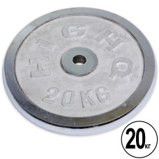 Млинці диски хромовані HIGHQ SPORT TA-2189-20S 30мм 20кг хром