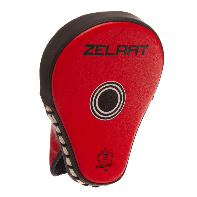 Лапа боксерська вигнута тренувальна PU ZELART BO-1387 26x19,5x7см 2штуки
